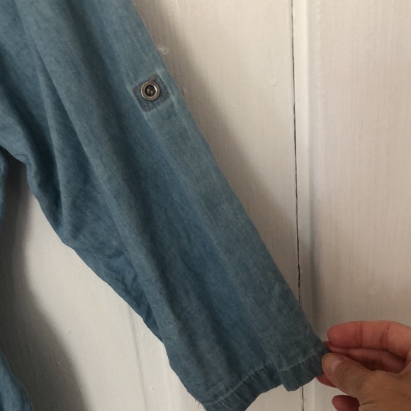 Denim Button-up Dress - Picture 2 of 7